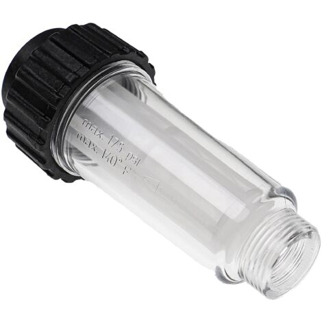 vhbw 3x filtro antisuciedad compatible con Kärcher K 7 Premium ecoogic Home hidrolimpiadora con conexión de agua 3/4» AG