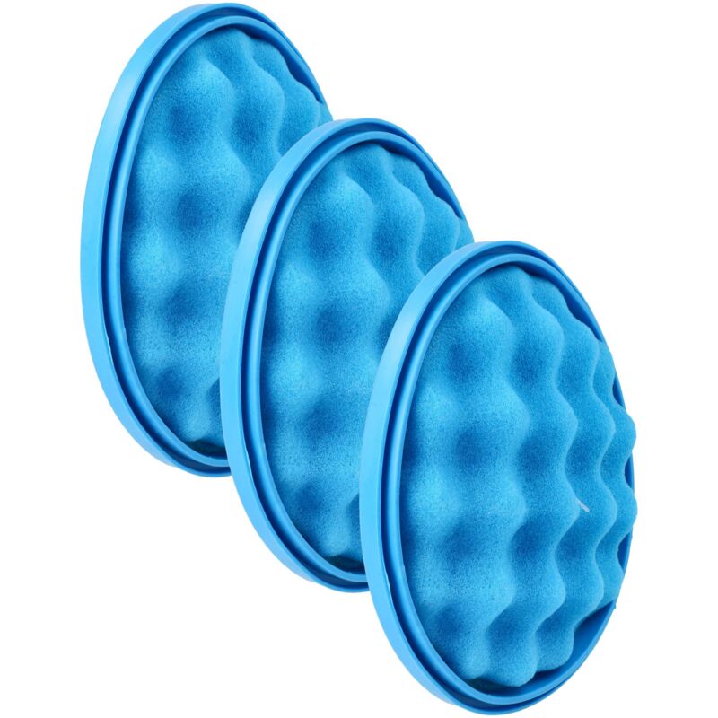 Image of Vhbw - 3x filtro compatibile con Samsung VC19F50VNCY/EV, VC15F50VNVR/EN, VC19F50VNCY/ML aspirapolvere - Filtro pre-motore in spugna