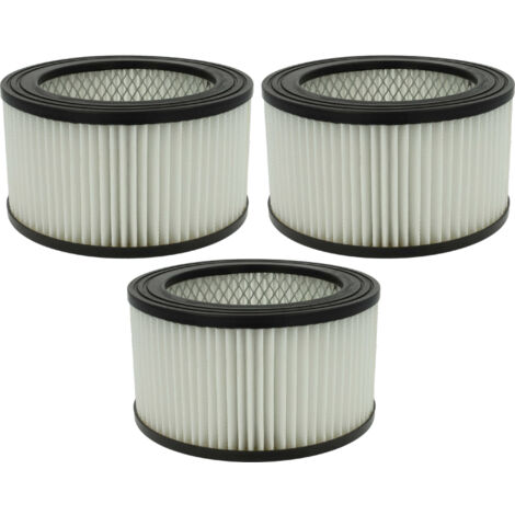 vhbw 3x filtro compatibile con VONROC VC507DC, VC808AA aspiracenere - Filtro HEPA anallergico