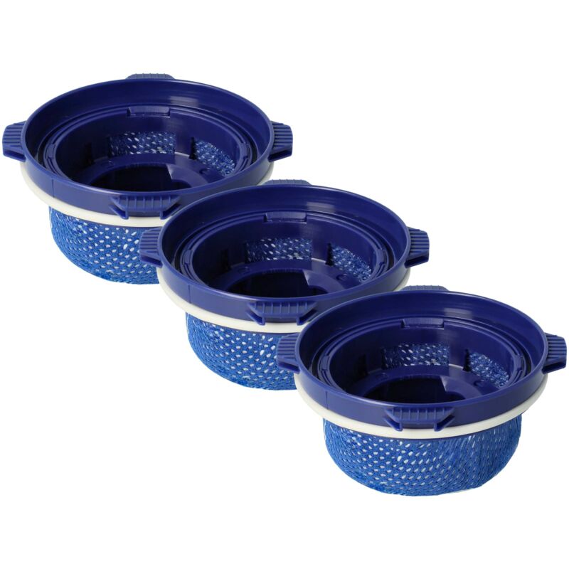 3x Filtro compatible con Samsung VS20 T7536T5, T7536T5EN aspiradora - Filtro de aire de salida, azul - Vhbw