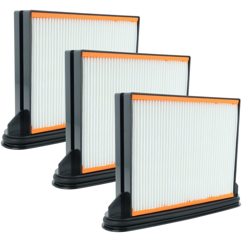 

3x filtro de aspirador para Hitachi NT 1232 aspirador robot aspirador multiusos filtro plisado plano/húmedo/Hepa - Vhbw