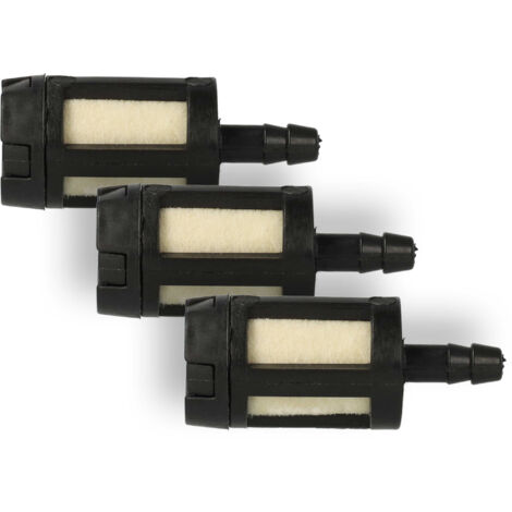 vhbw 3x Filtro de combustible compatible con Homelite UP0387, PS03389 herramienta de jardinería por ej. motosierra, desbrozadora