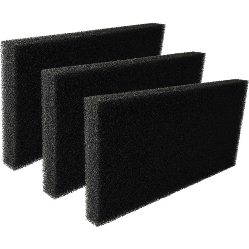 

3x filtro de espuma compatible con Gorenje D7664N, D 7664 N, D7665N, D 7665 N, D76SY2B secadoras ropa - Filtro de repuesto - Vhbw
