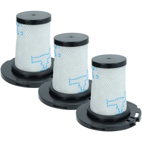 vhbw 3x filtro di separazione compatibile con Rowenta X-Force Flex 11.60 Aqua RH9890, X-Force Flex 11.60 Aqua RH9890WO aspirapolvere