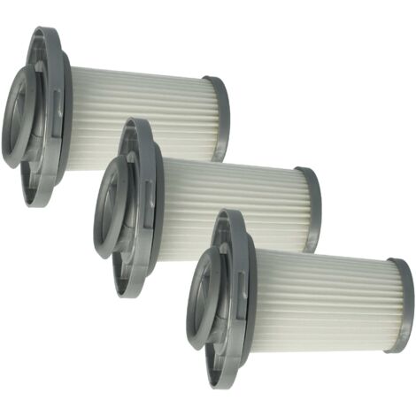 vhbw 3x filtro di separazione compatibile con Rowenta X-Force Flex 8.60 Allergy RH9638WO aspirapolvere - Filtro di ricambio, lavabile grigio / bianco