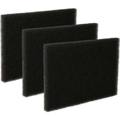 vhbw 3x filtro di spugna compatibile con AEG Vampyr CE 270, CE 250, CE 220 aspirapolvere