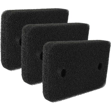 vhbw 3x Filtro (filtro fino) compatible con Miele T 8000 Supertronic, T 8000 WP EcoCare secadoras de ropa - filtro de repuesto - Set de filtros