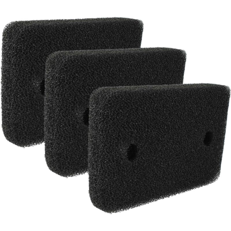 

3x Filtro (filtro fino) compatible con Miele T 8966 WP EcoComfort, T 8967 WP EcoComfort secadoras de ropa - filtro de repuesto - Set de filtros - Vhbw