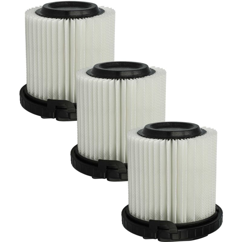 Image of Vhbw - 3x filtro polveri fini compatibile con Kärcher vc 5 Cordless Premium, Premium, Premium Parquet aspirapolvere - Filtro dell'aria bianco