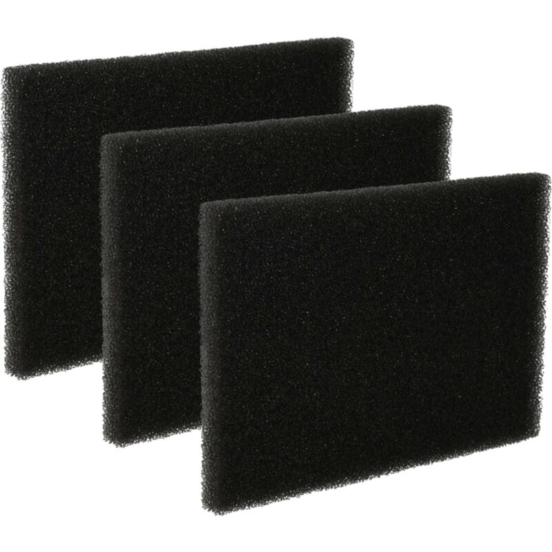 

3x Filtro protector del motor, filtro de espuma para aspiradoras, robots aspiradores, aspiradores multiusos 668090801/6, 6680908016, ... - Vhbw