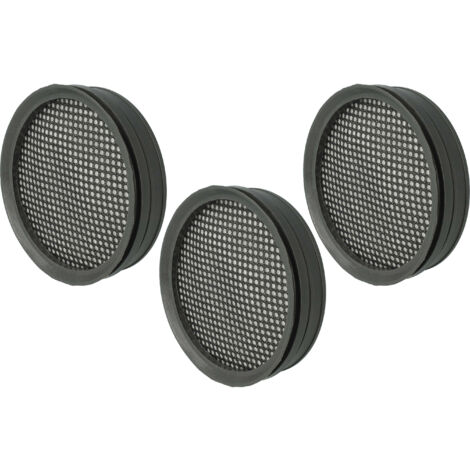 vhbw 3x Filtro reemplaza Philips CP0948/01, FC8009/01 filtro para aspiradora - Filtro de espuma gris