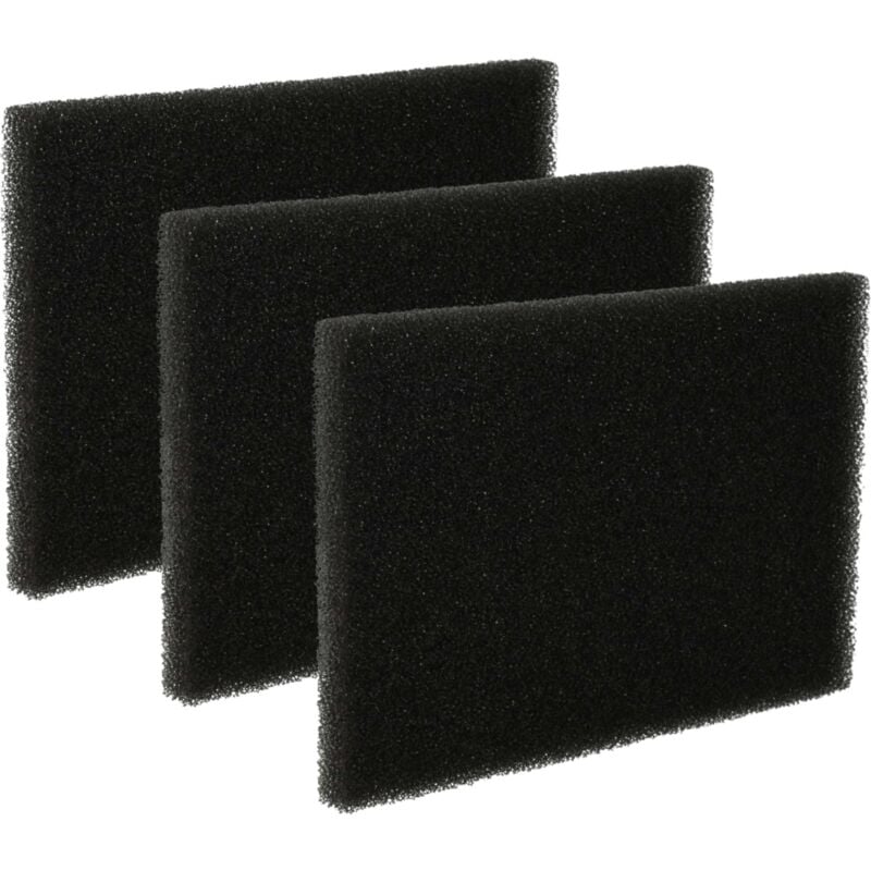 Image of vhbw 3x Filtro salvamotore in spugna compatibile con robot aspirapolvere, aspirapolvere multiuso sostituisce 109616800/8, 1096168008, 421000466500/7,