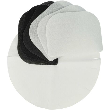 vhbw Filter Set, Aktivkohlefilter + Papierfilter + Fettdunstfilter kompatibel mit Fritteuse DeLonghi D8, F28311, F891, F895 ersetzt F8-F1000, 5525101500