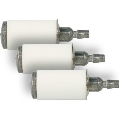 vhbw 3x Kraftstofffilter kompatibel mit Craftsman 358794771, 358794770, 358794772 Gartengeräte z.B. Motorsäge, Motorsense