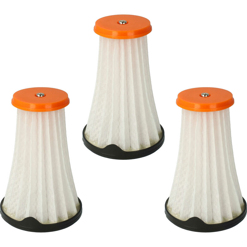 Vhbw - 3x Lamellenfilter Innenfilter kompatibel mit aeg 900272407, 900272409, 900273728, 900273729, 900273764 Nass-/ Trockensauger