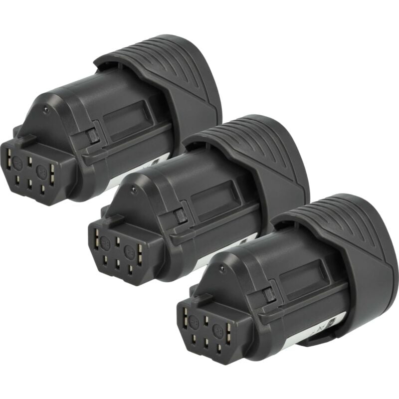 

3x Batería recargable compatible con AEG BSB 12C, BSS12C, BSS 12C, BTS 12C, BWS12, BWS 12C herramientas eléctricas (1500 mAh, Li-Ion, 12 V) - Vhbw