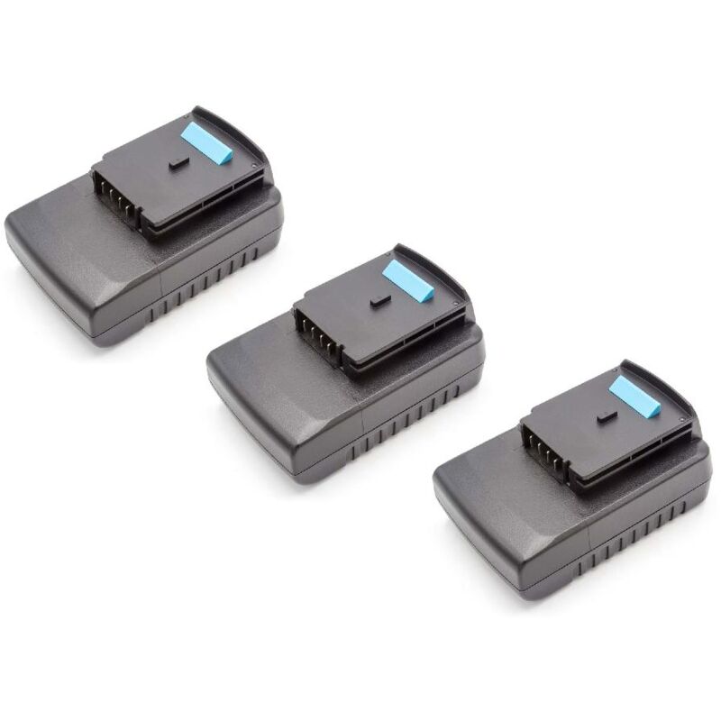 

3x Li-Ion batería 2000mAh (18V) para herramientas HP188F4LK, LST1018 por BLACK & DECKER A1518L, LB018-OPE. - Vhbw