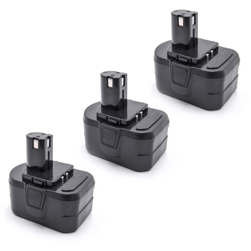 

3x Li-Ion batería 4000mAh (14.4V) para herramienta eléctrica powertools tools como Ryobi BPL1414 - Vhbw