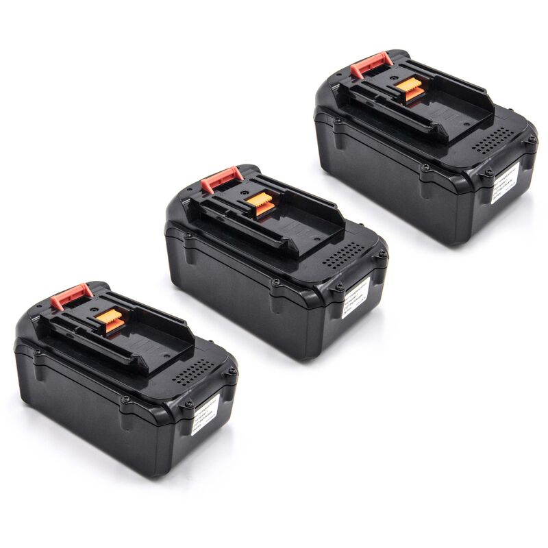 Vhbw - 3x Batterie compatible avec Makita BBC300LRDE, BBC300L, BC231, BBC300LZ2C, BBC300LZ, BBC300 outil électrique (3000 mAh, Li-ion, 36 v)