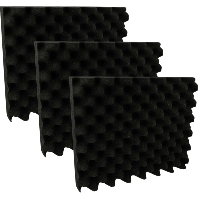 Vhbw - 3x Mousse de couvercle remplacement pour Makita 264026496374 pour Boîte à outils - à picots , mousse, doux