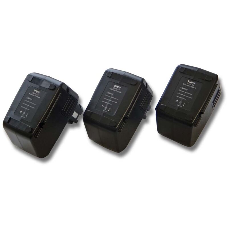 

3x Ni-MH batería 2100mAh (9.6V) para herramientas Hilti SF100, SF100A, SFB105, Hilti SB10, Hilti BD2000 por Hilti BP10265605, 315078, 334584. - Vhbw