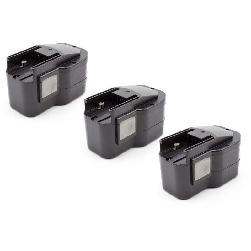 

3x NiMH batería 1500mAh (12V) para herramienta eléctrica powertools tools como AEG 4 932 367 904, 4 932 373 522, 4 932 376 508, 48-11-1950 - Vhbw
