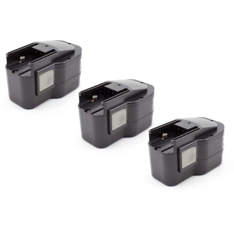 

3x NiMH batería 1500mAh (12V) para herramienta eléctrica powertools tools Milwaukee PSM 12PP - Vhbw