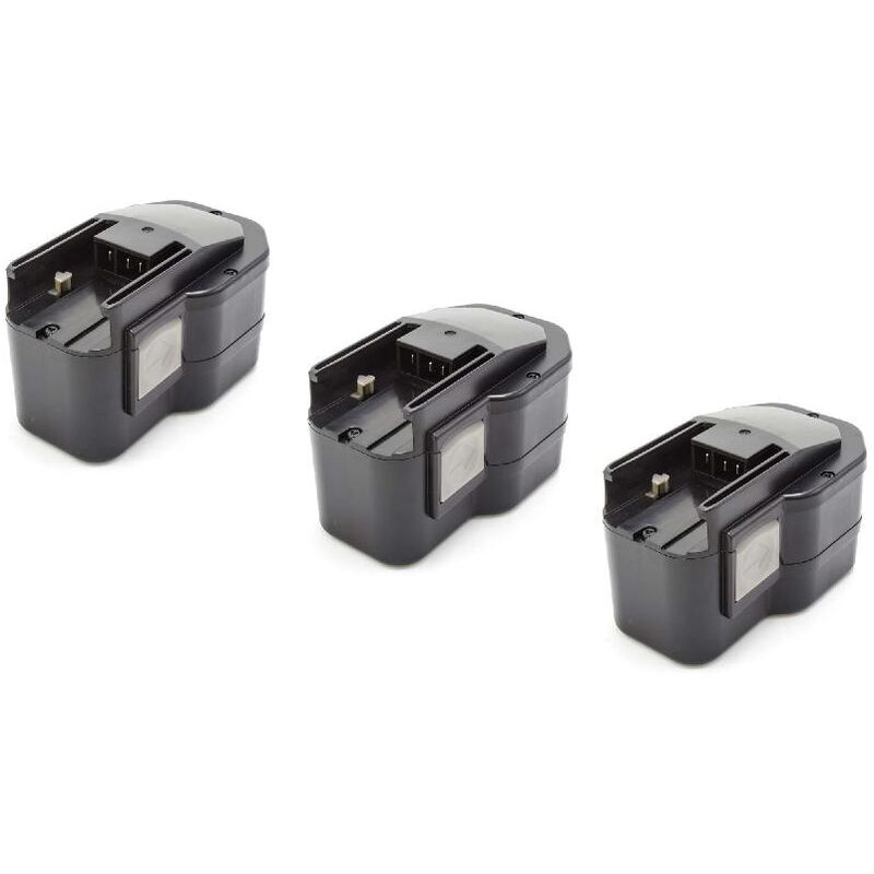 

3x NiMH batería 1500mAh (14.4V) para herramienta eléctrica powertools tools como Milwaukee 9083-20, 9083-22 - Vhbw