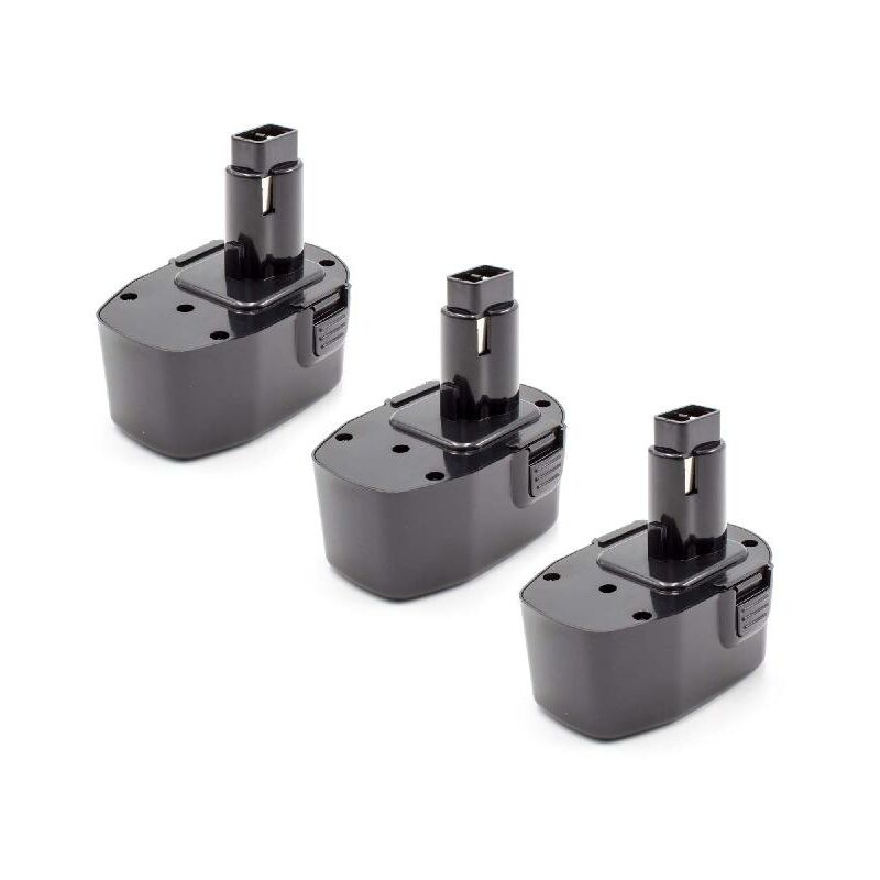 

3x NiMH batería 1500mAh (14.4V) para herramienta eléctrica powertools tools Dewalt DW937K, DW941K, DW966K, DW983K, DW984, DW985, DW991K-2 - Vhbw