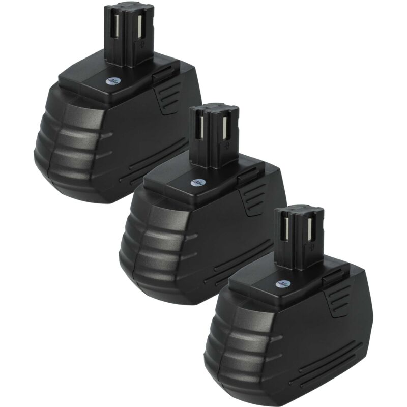 

3x NiMH batería 1500mAh (18V) para herramienta eléctrica powertools tools como Hilti SFB185 - Vhbw