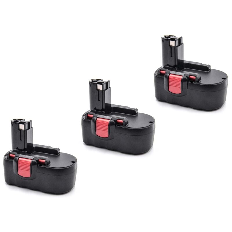 

3x NiMH batería 3000mAh (18V) para herramienta eléctrica powertools tools Bosch 1644K-24, 1646K, 1659K, 1659RK, 1662, 1662B, 1662K, 1662K-24 - Vhbw