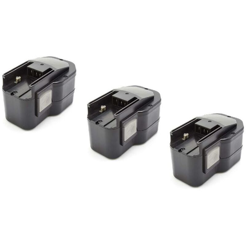 3x NiMH batterie 1500mAh (14.4V) pour outil électrique outil Powertools Tools comme Milwaukee 6562-23, 6562-24, 9081-20, 9081-22, 9082-20,9082-22