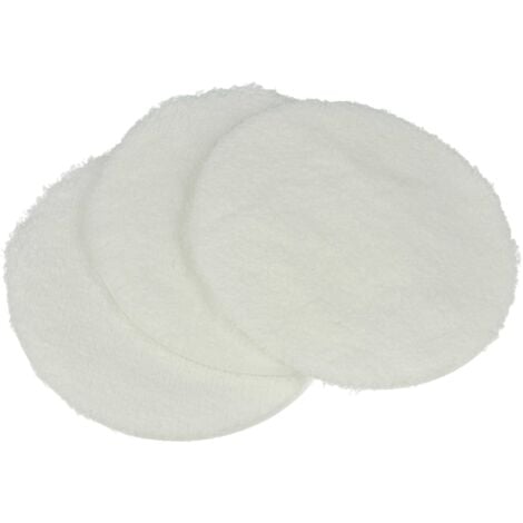 vhbw 3x Pads de polissage compatible avec Kärcher FP 303 aspiro-cireuse - Set de polissage pour parquet blanc