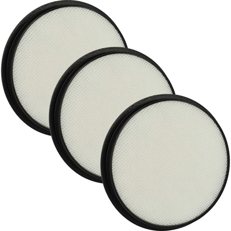 vhbw 3x Pre-Motor Filter compatible with Rowenta Silence Force Cyclonic RO7676EA, RO7681EA Vacuum Cleaner - Motor Protection Filter, Washable