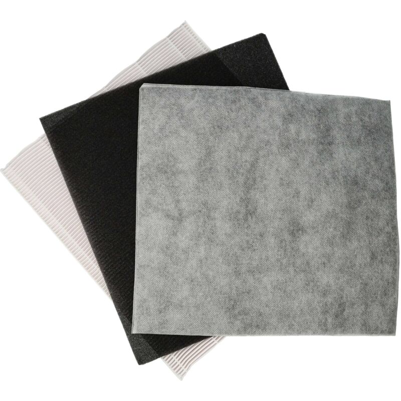 3 Part Filter Set Compatible With Delonghi Dap 700 E, Dap 700E Air Purifier - Hepa Filter, Activated Carbon Filter, Pre-Filter - Vhbw