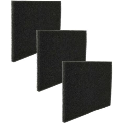 vhbw 3x Schaumfilter kompatibel mit AEG 916014149 LTHWP, 916014143 LTHWP, 916014137 LTHWP, 916014136 LTHWP, 916014086 LTHWP Wäschetrockner