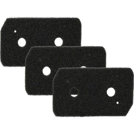 vhbw 3x Schaumstofffilter kompatibel mit Bosch WTH85207IT/03, WTH85207IT/04, WTH85207SN/01, WTH85207SN/03 Wäschetrockner - Ersatzfilter-Set