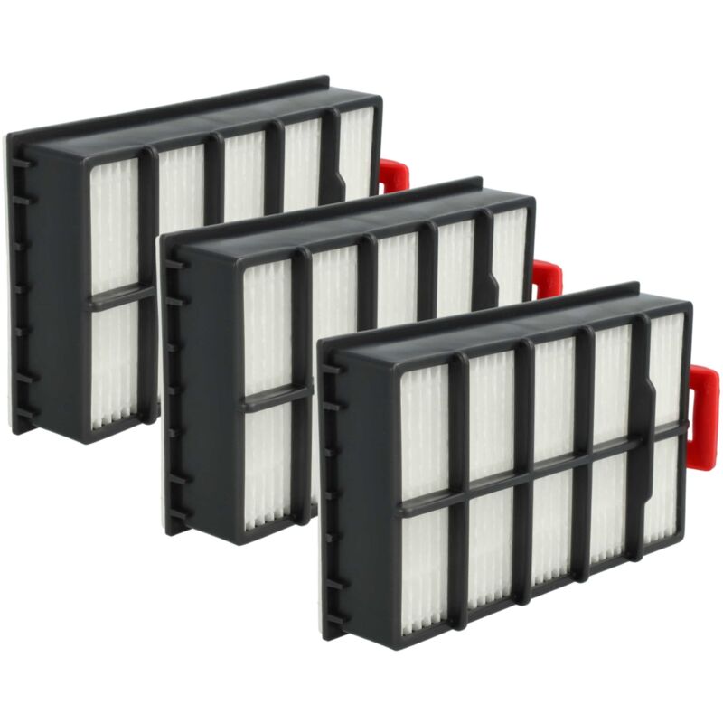 3x Staubsaugerfilter kompatibel mit Bosch BGS62232/01, BGS62232/02, BGS62232/03, BGS62232/04 Staubsauger - hepa Filter Allergiefilter - Vhbw