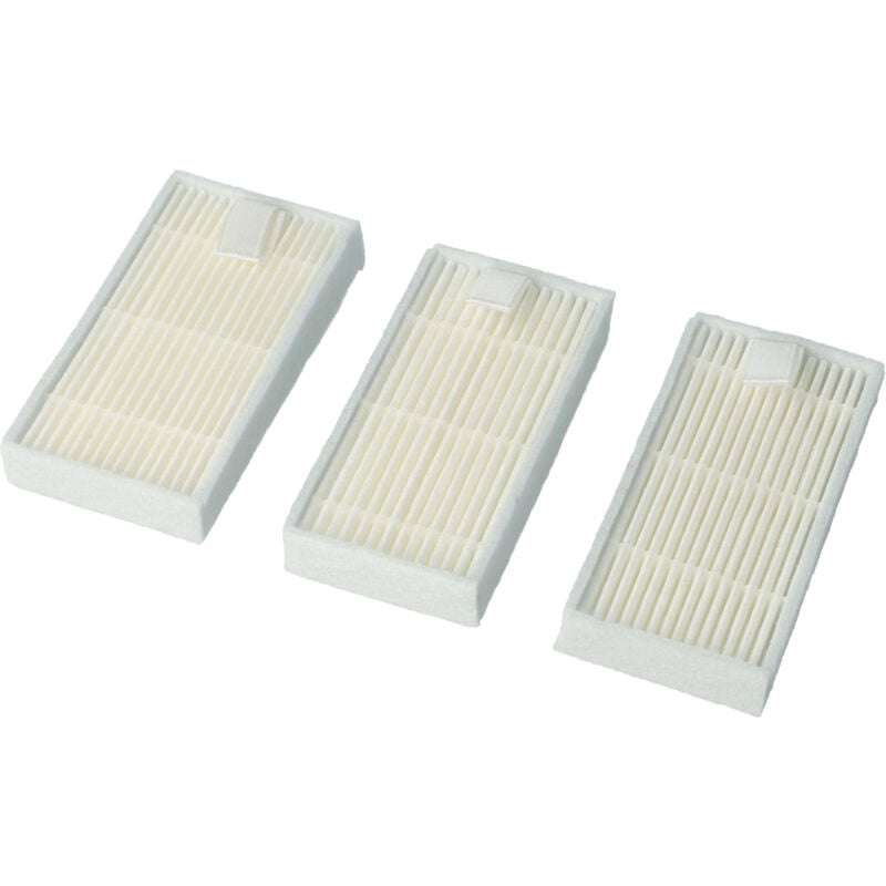 Vhbw - 3x vacuum cleaner filter compatible with Proscenic 790T vacuum cleaner - hepa filter