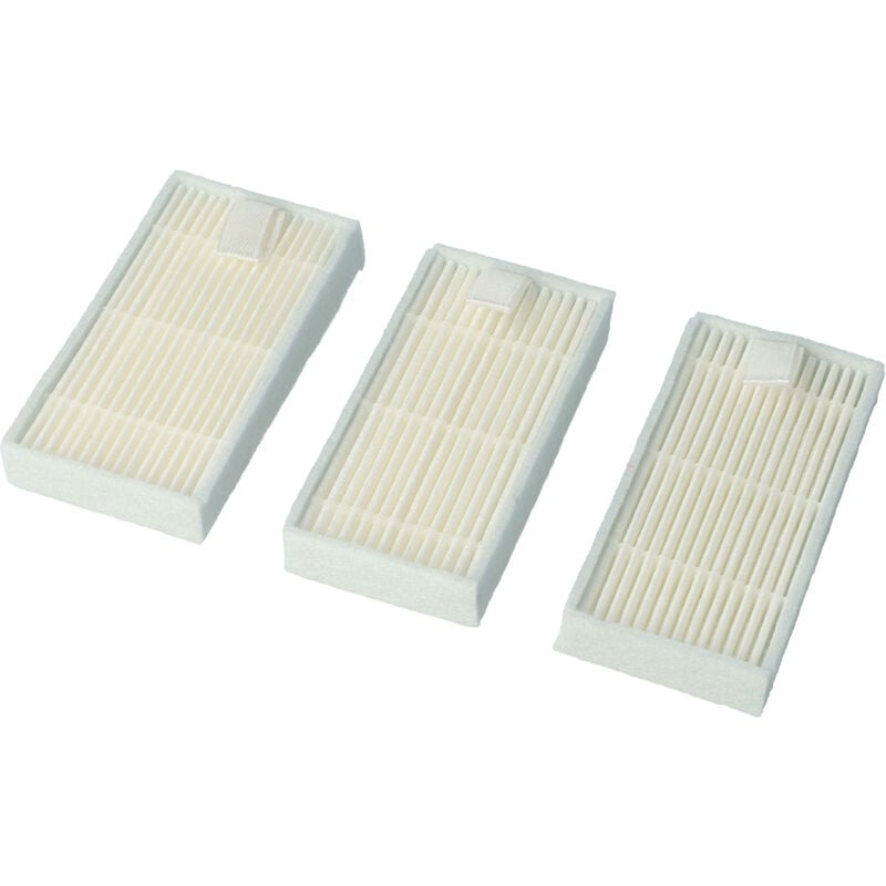 Vhbw - 3x vacuum cleaner filter compatible with Sichler PCR-8500LX vacuum cleaner - hepa filter