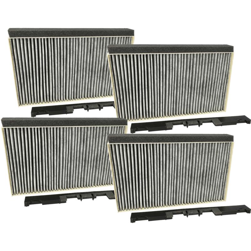 Vhbw - 4x Activated Carbon Filter compatible with Bosch DWB097A51/03, DWB097A50, DWB097A51/01, DWB097A51/02, DWB097A50/03, DWB097A51 Extractor Hood