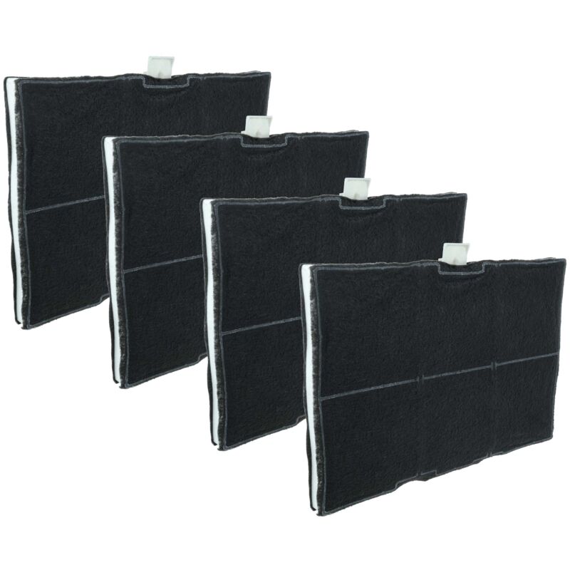 vhbw 4x Activated Carbon Filter compatible with Gaggenau AW220170, AW220190, AW220120, AW221190, AW221120, AW221170 Extractor Hood