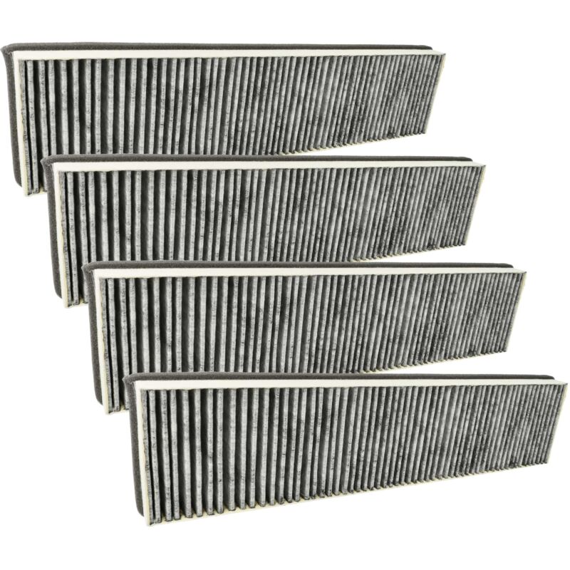 Vhbw - 4x Activated Carbon Filter compatible with Miele da 3496 c Extractor Hood
