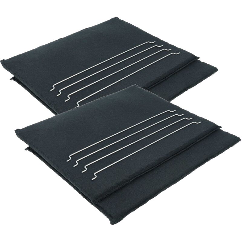 vhbw 4x Activated Carbon Filter compatible with Siemens LD97AA670 Extractor Hood