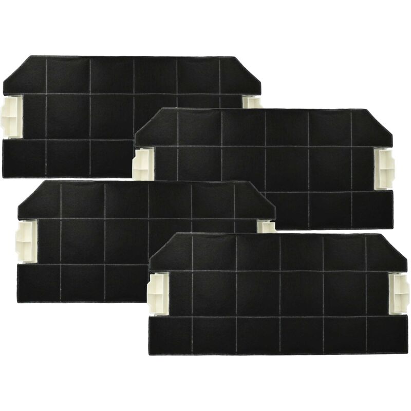 Vhbw - 4x Activated Carbon Filter Replacement for Bosch DHZ3300 for Extractor Hood - 49.6 x 23 x 3 cm