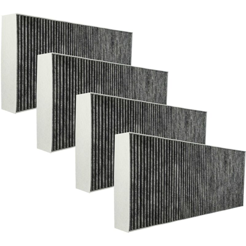 vhbw 4x Activated Carbon Filter Replacement for Neff Z54TR00X0 for Extractor Hood - 46 x 19.1 x 5 cm