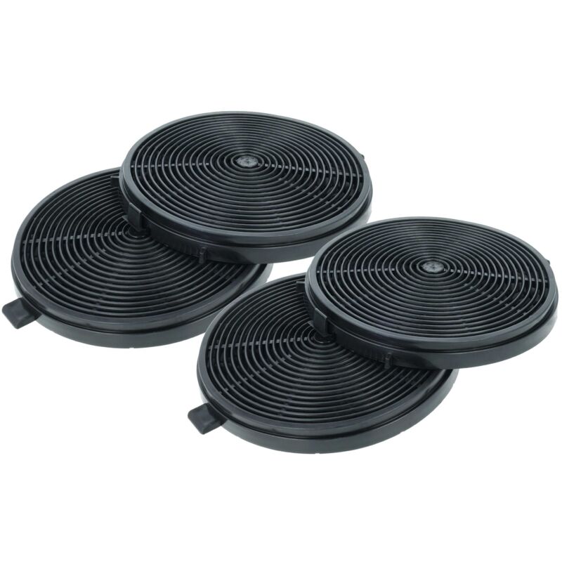 vhbw 4x Activated Carbon Filter Replacement for Rosières 35602287, KFC6960 for Extractor Hood - 11.8 cm