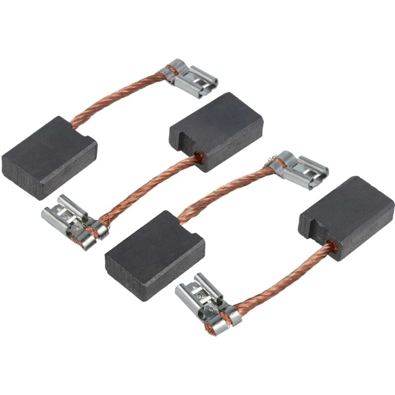 Vhbw - 4x balais charbon 7 x 14 x 20 mm compatible avec Kärcher br 700 bat, br 120/250 r, br 100/250 r, bd 100/250 r nettoyant pour sols