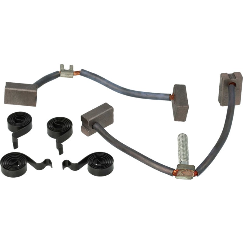 vhbw 4x balais de charbon 19 x 12,45 x 7 mm compatible avec Sörensen hayon élévateur