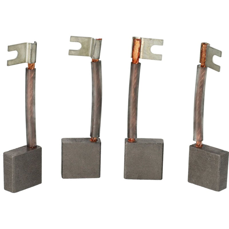 4x balais de charbon 24,5 x 24,9 x 9,9 mm compatible avec Jungheinrich Ameise véhicule utilitaire - Vhbw